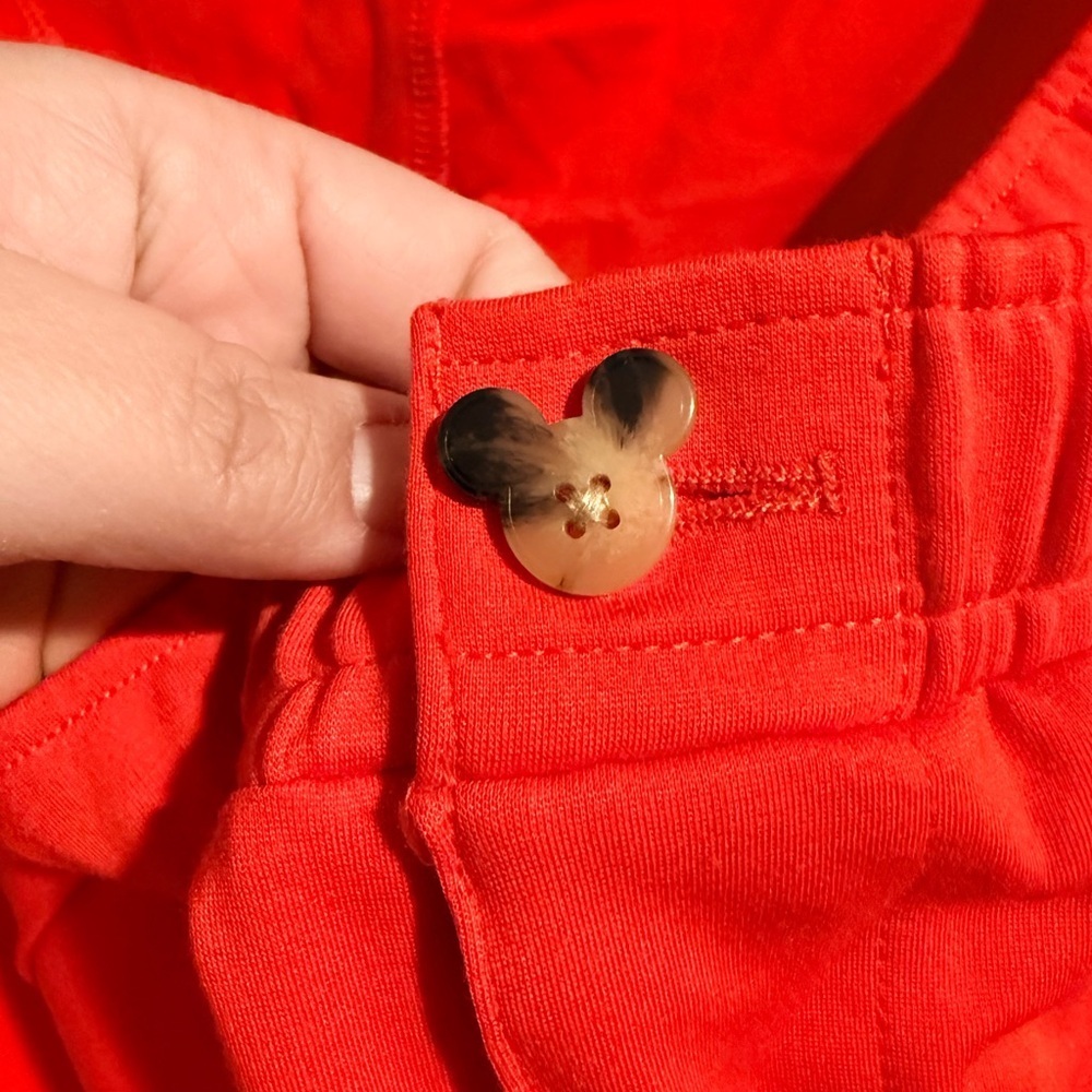 Disney Women's Vibrant Red Joggers - Picture 3 of 5